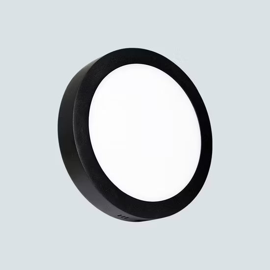 BLACK 24W PANEL LIGHT LED ROUND (WHITE, WARM, WARM WHITE)