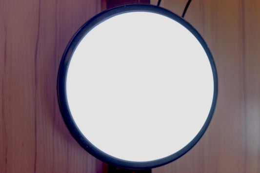 OUTDOOR LIGHT ON105 15W LED WHITE ROUND (BLACK COATING)