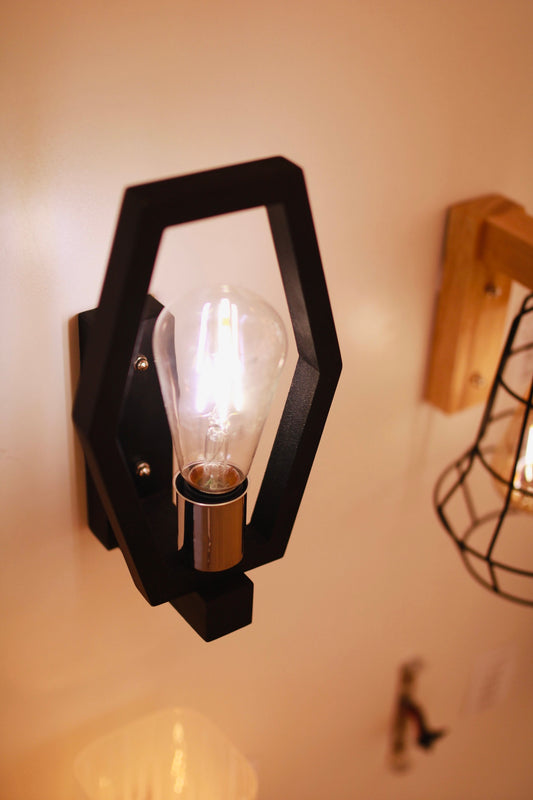 WALL LIGHT W218 COF BLACK