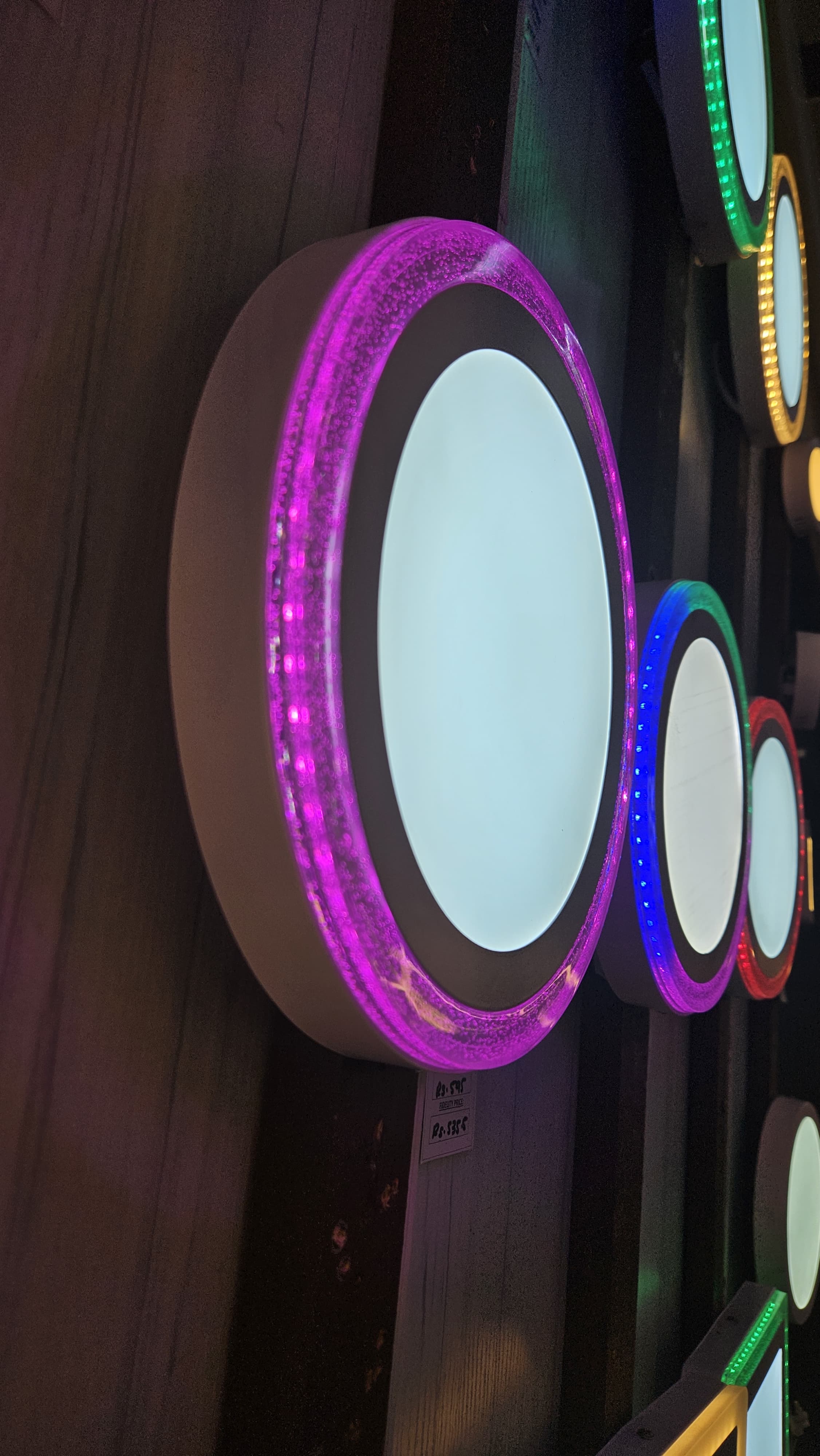 PANEL LIGHT (18+6W) LED JELLY PINK ROUND – SYNX HOUSE