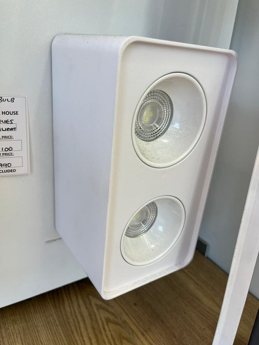 2 EYES SQ WHITE DOWNLIGHT SPOT