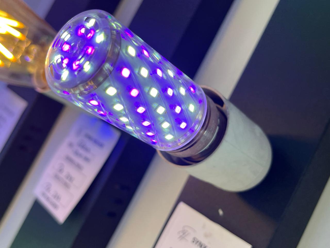 BULB LED 16W WHITE & PURPLE
