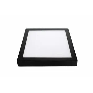 BLACK 24W PANEL LIGHT LED SQUARE (WHITE, WARM, WARM WHITE)