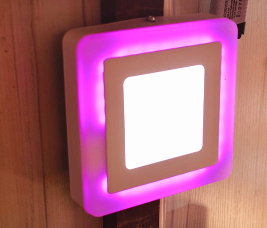 PANEL LIGHT (6+3)W LED PINK SQUARE